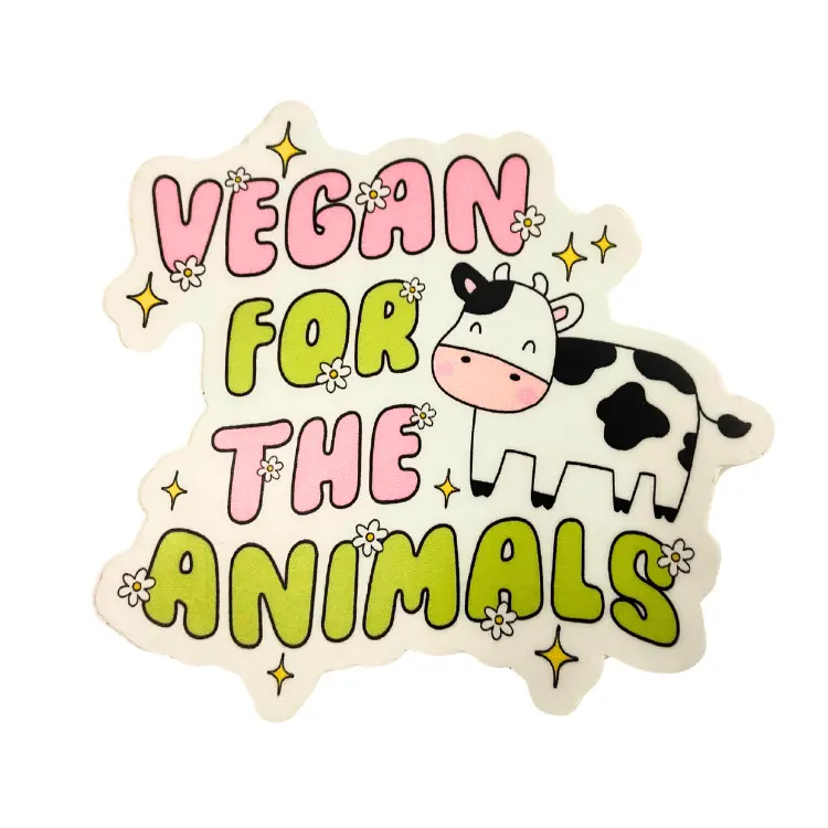 Vegan Veins Animal-Centered Vegan Sticker 1