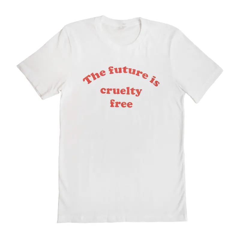 Veganized World ‘The Future Is Cruelty Free’ Unisex T-Shirt (Clearance) 1