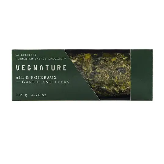 Vegnature La Buchette Garlic & Leek Goat Cheese Wheel – 135 G 1
