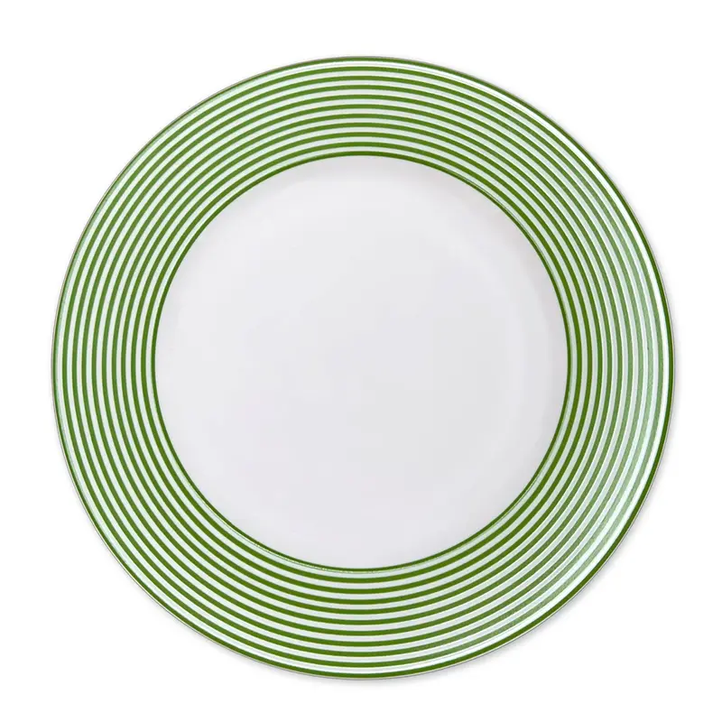 Verde Newport Stripe Dinner Plates – Set Of Four, 10.5-Inch 1