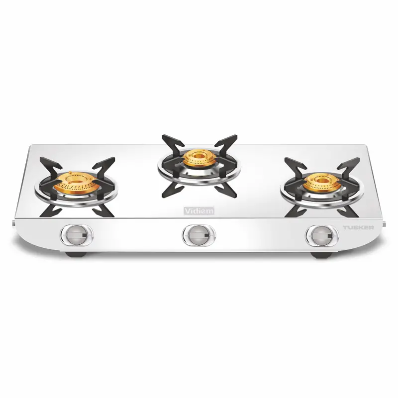 Vidiem Tusker 3-Burner Gas Cooktop For Modern Kitchens 1