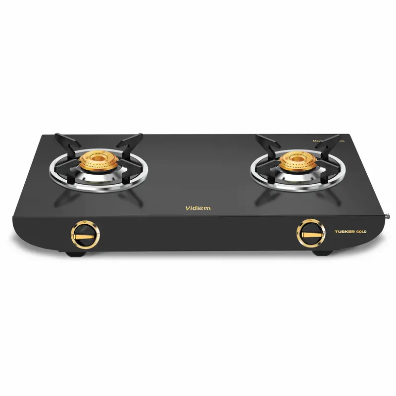 Vidiem Tusker Gold 2-Burner Gas Stove With Premium Finish 1