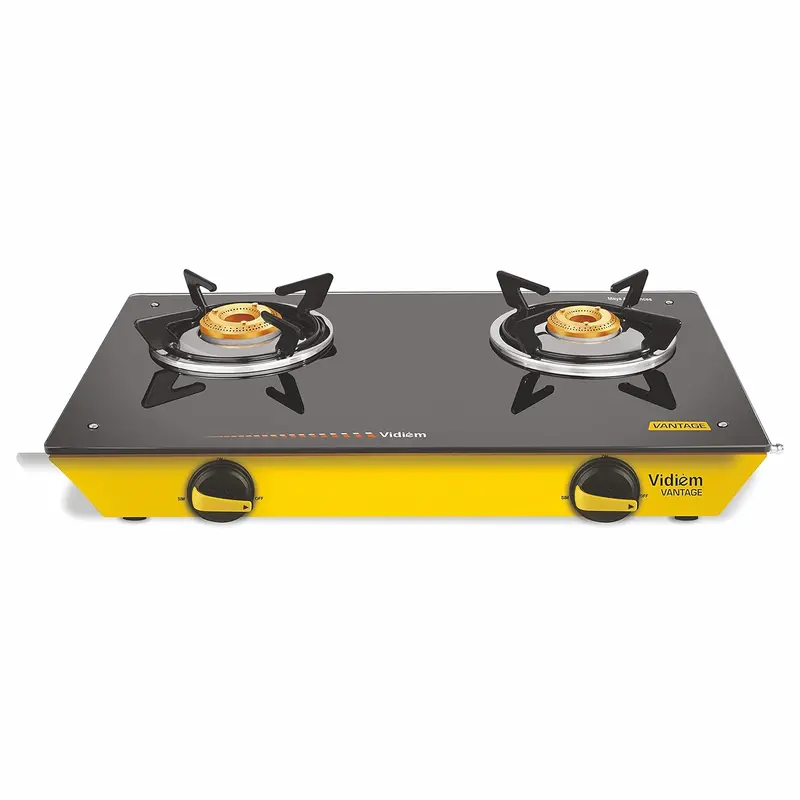 Vidiem Vantage 2-Burner Gas Stove – Stainless Steel Cooktop 1