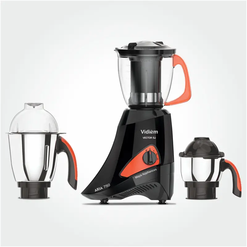 Vidiem Vector Sj 750W Mixer Grinder – Compact 3-Jar Kitchen Appliance 1