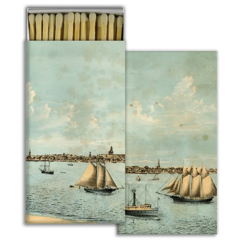 View From Longpoint Illustrated Matchbox 1
