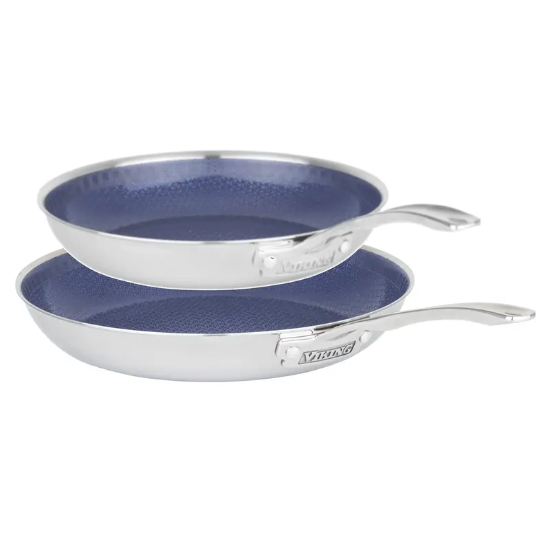 Viking 3-Ply Hybrid Plus Ceramic 2-Piece Fry Pan Set (9.5" & 11") 1