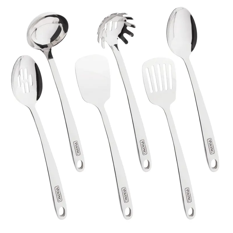 Viking Hollow-Forged 6-Piece Kitchen Tool Set – Stainless Steel & Ergonomic 1