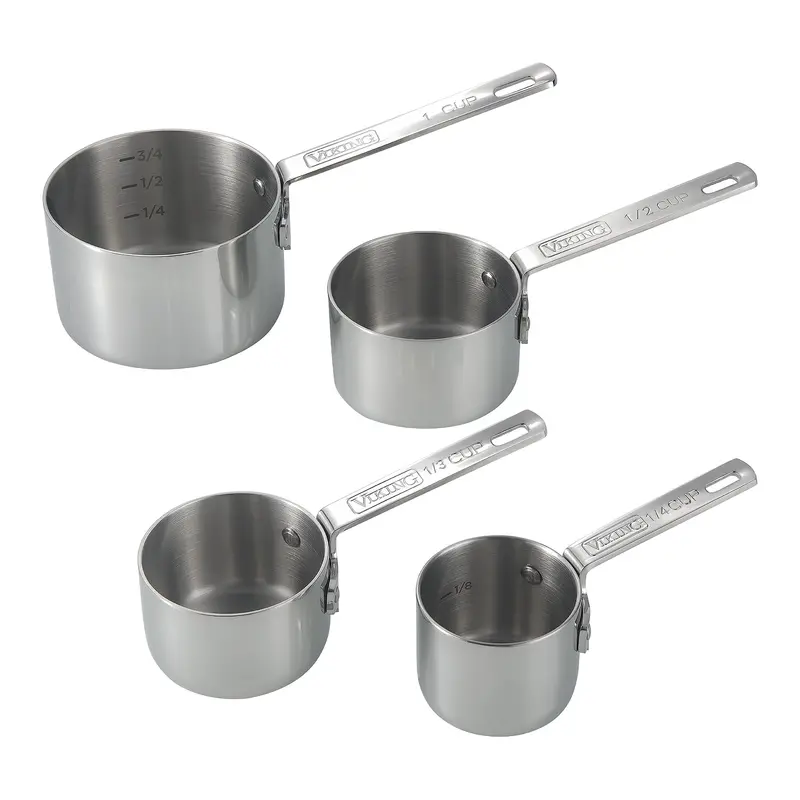 Viking Stainless Steel Measuring Cup Set (Nested Design) 1