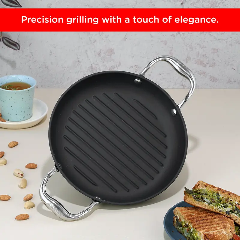 Vinod Ferona 24 Cm Cast Iron Grill Pan 1