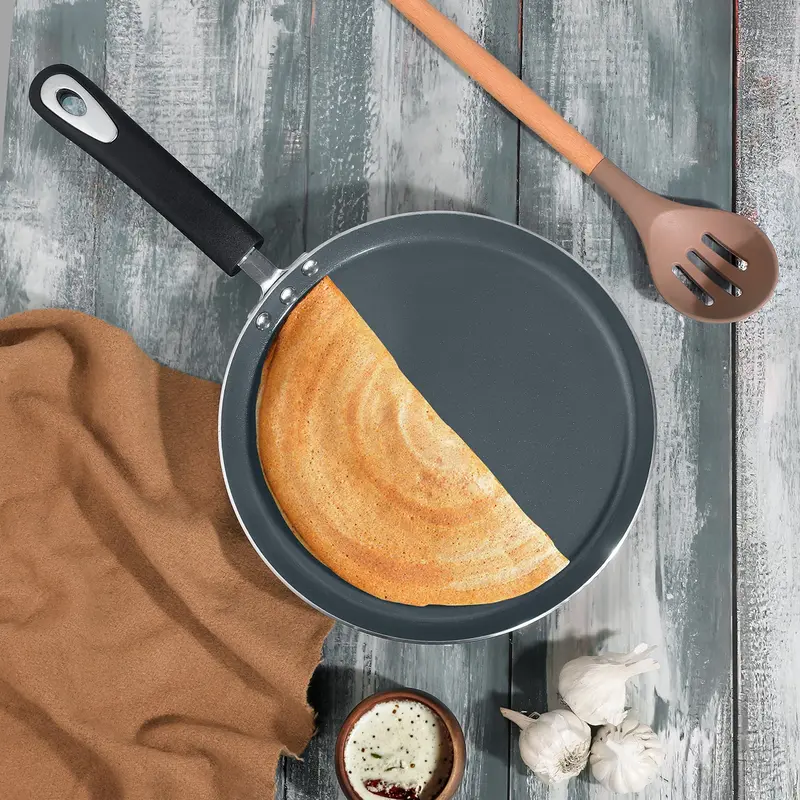 Vinod Zest Ceramica Dosa Tawa – Induction-Optimized Nonstick Griddle 1