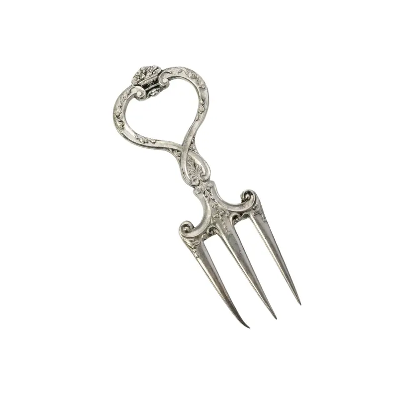 Vintage-Style Stainless Steel Bread Fork 1