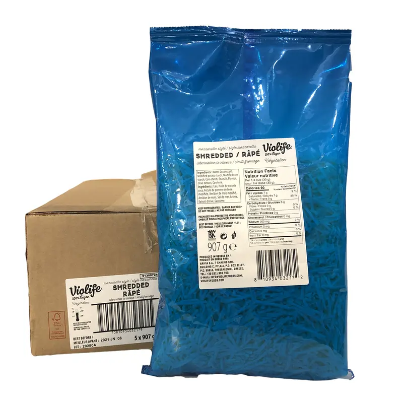 Violife Shredded Mozzarella – 907G Foodservice Pack (Clearance) 1