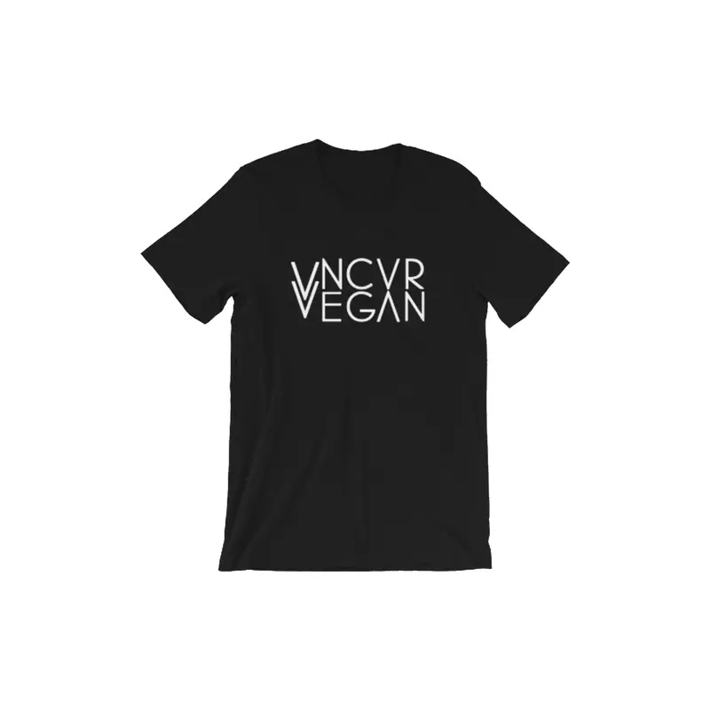 Vncvr Vegan Unisex Black T-Shirt By Plant Active 1