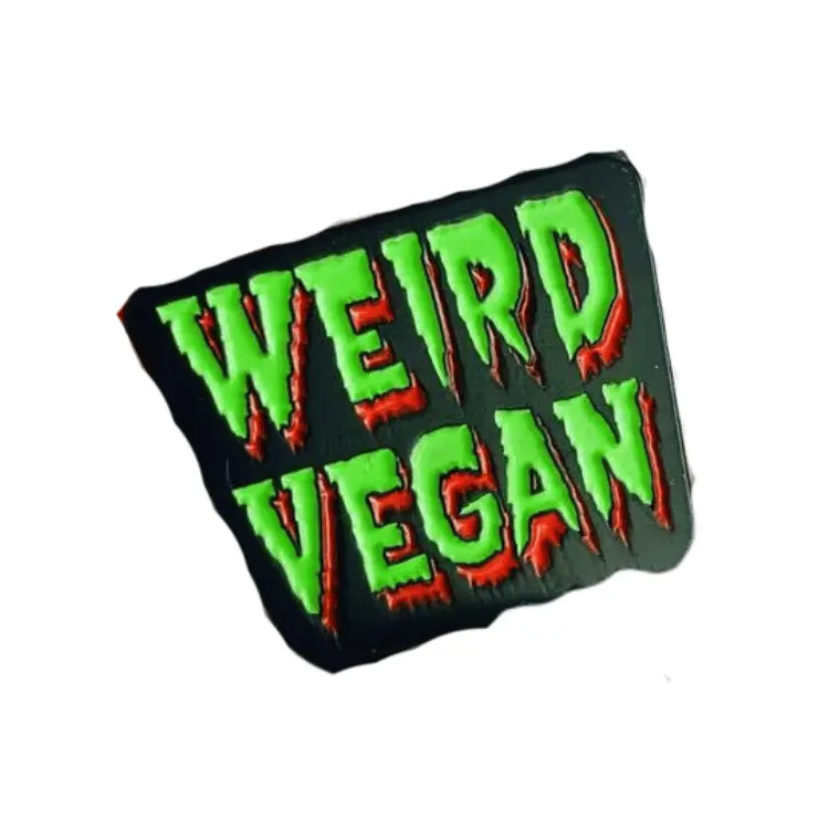 Weird Vegan Enamel Pin By Vegan Power Co 1