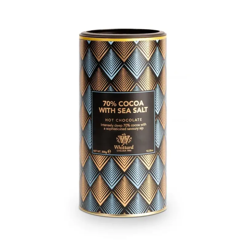 Whittard Of Chelsea Sea Salt & 70% Cocoa Hot Chocolate – 300G 1