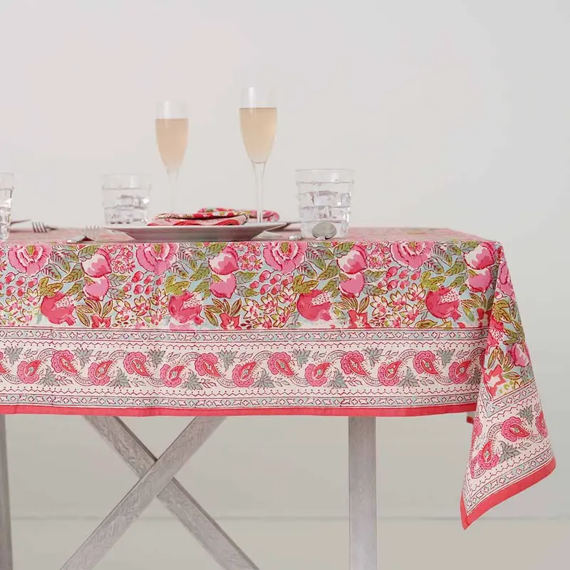 Wildflower Garden Table Runner And Napkin Set 1