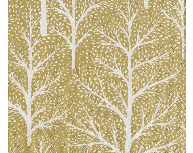 Winter Trees Patterned Luncheon Napkins (Set Of 20) 1
