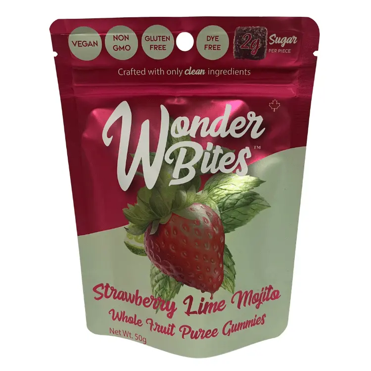 Wonderbites Strawberry Lime Mojito Gummies (50G) 1