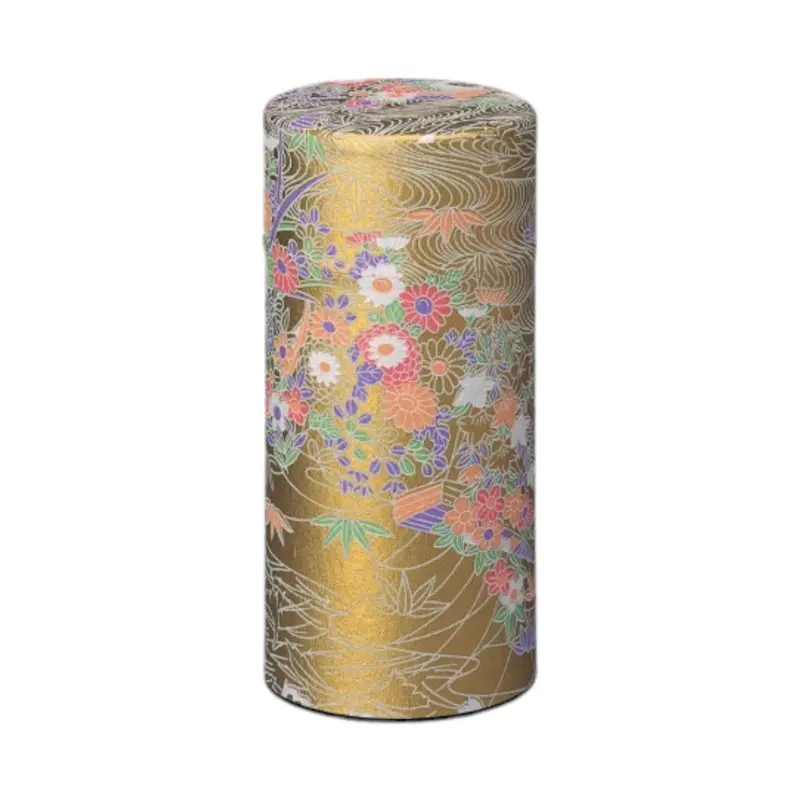 Yayoi Hanamizu Tea Canister – 7-Ounce Airtight Ceramic Storage Jar 1
