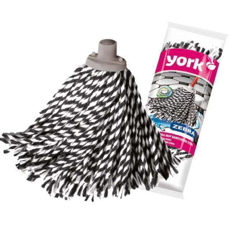 York Zebra-Print Cotton Mop Head – 160G Weight 1