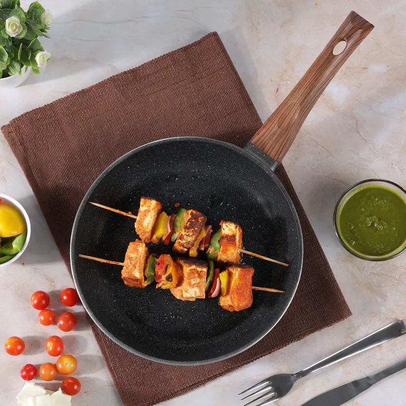 Zest Plus Aluminum Die-Cast Fry Pan – 24 Cm Induction-Compatible Skillet 1
